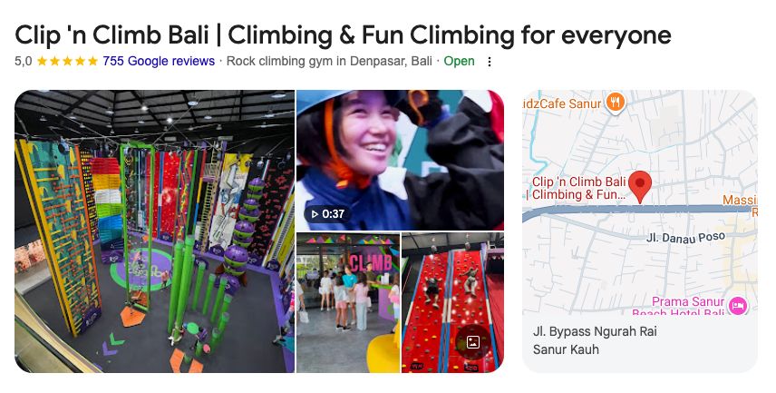 Clip 'n Climb Bali - Sesudah