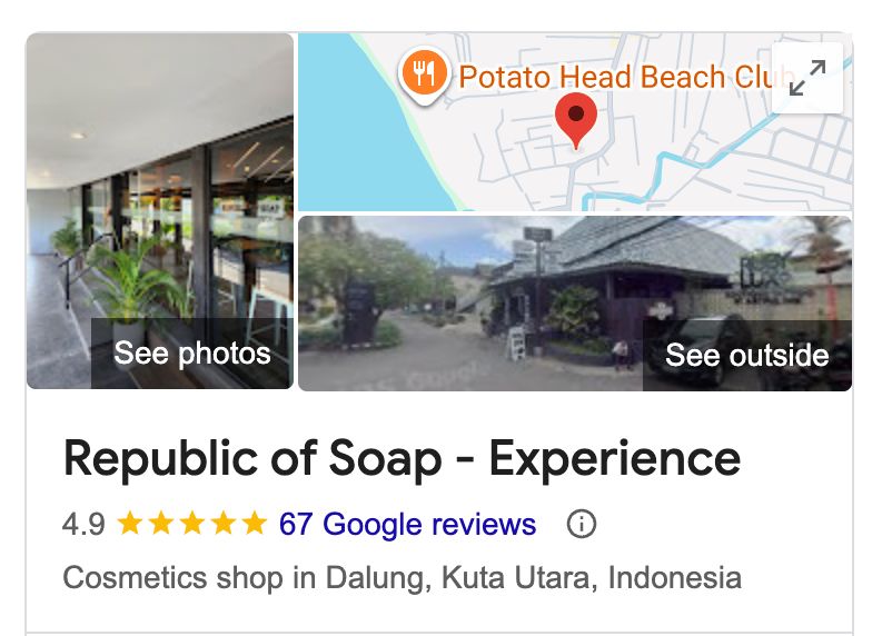 Republic of Soap - Experience - Sebelum
